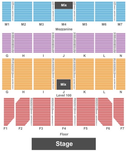 Santa Ana Seating Chart