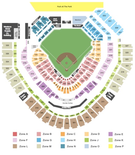 Petco Park Tickets Seating Charts And