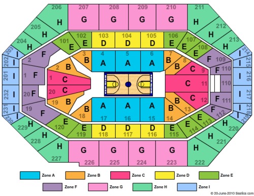 Bankers Life Fieldhouse Seating Plan, Indiana Pacers Seating Chart