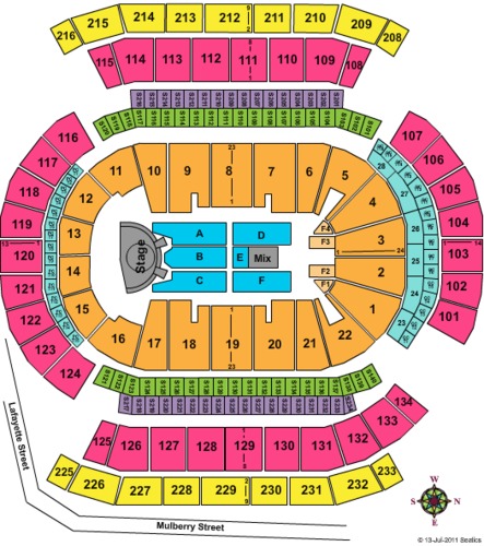 Newark Prudential Center seating chart - View from Section 15 - Row 24 -  Seat 20 - Restaurant Ledge terrace, Goal Bar, Level 1 & 2 (100, 200) bowl  luxury suites