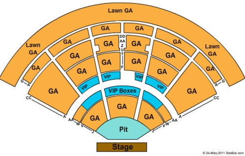 Pnc Music Pavilion Tickets Seating Charts And Schedule In Charlotte Nc At Stubpass
