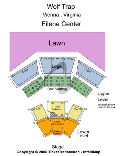 Wolf Trap National Park For The Performing Arts Tickets Seating Charts And Schedule In Vienna Va At Stubpass