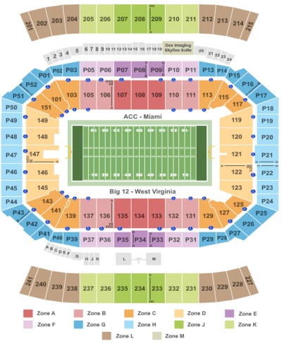 Camping World Stadium Tickets Seating Charts And Schedule In Orlando Fl At Stubpass