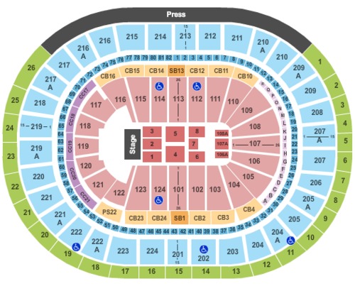 Wells Fargo Center Tickets Seating Charts And Schedule In Philadelphia Pa At Stubpass