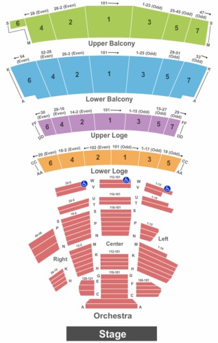 Warfield Tickets Seating Charts And