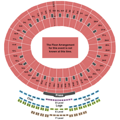 Rose Bowl Stadium Tickets Seating