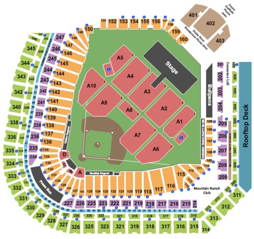 Coors Field Tickets Seating Charts And Schedule In Denver Co At Stubpass
