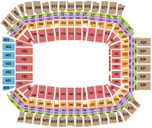 Lucas Oil Stadium Tickets Seating Charts And Schedule Indianapolis In At Stubpass