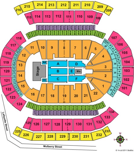 Prudential Center Seating Chart + Rows, Seat Numbers and Club Seats Info