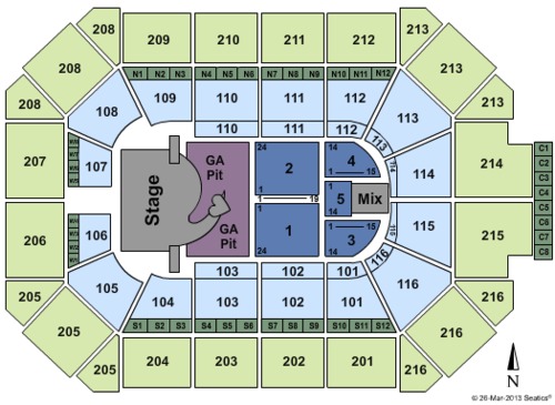 Allstate Arena Tickets Seating Charts