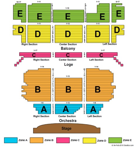 Saenger Theatre Mobile Tickets Seating