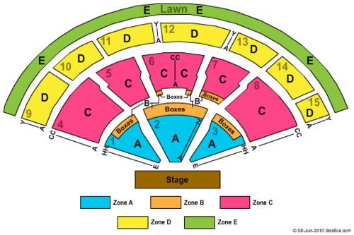 Xfinity Center Tickets Seating Charts