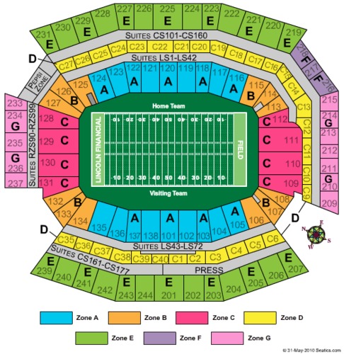 Lincoln Financial Field Tickets